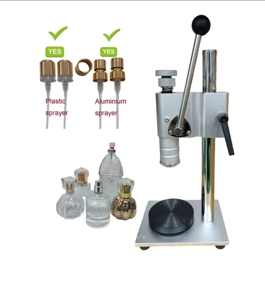 Manual Perfume Capping Machine for Glass Metal Plastic Bottles Food Beverage Packaging Wood Pump 1-Year Warranty-for Chemical
Manual Perfume Capping Machine for Glass Metal Plastic Bottles Food Beverage Packaging Wood Pump 1-Year Warranty-for Chemical