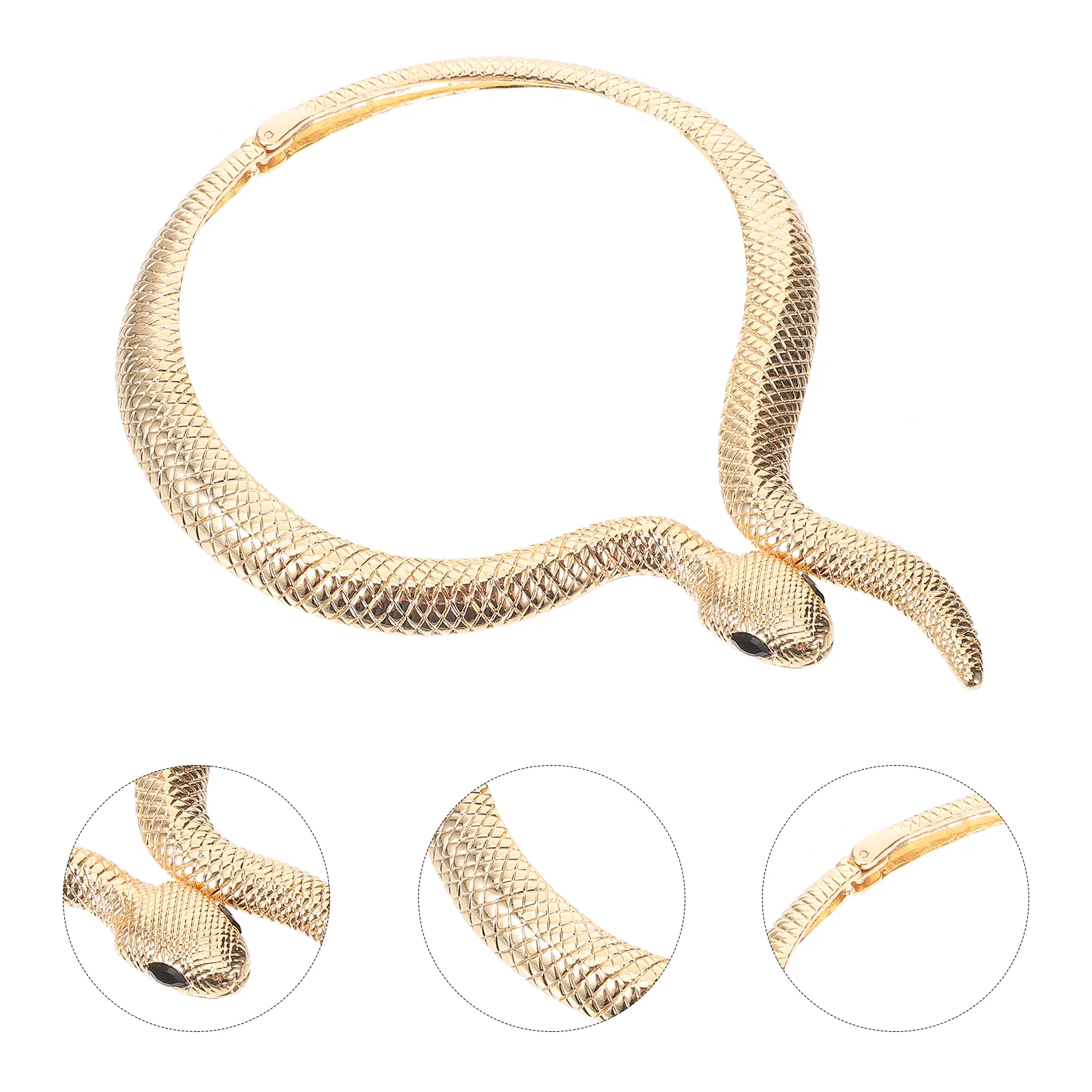 Exaggerated Snake Necklace Gift for Women Fashion Vintage Halloween Decoration Alloy Choker
Exaggerated Snake Necklace Gift for Women Fashion Vintage Halloween Decoration Alloy Choker