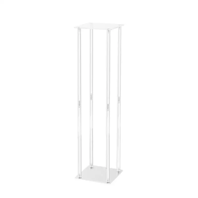 2PCS Geometric Flower Pedestals 31.5inch For Wedding Reception T-Stage Party Acrylic Laminate Column Floral Display Rack Centerpiece Stands Home Decoration
2PCS Geometric Flower Pedestals 31.5inch For Wedding Reception T-Stage Party Acrylic Laminate Column Floral Display Rack Centerpiece Stands Home Decoration