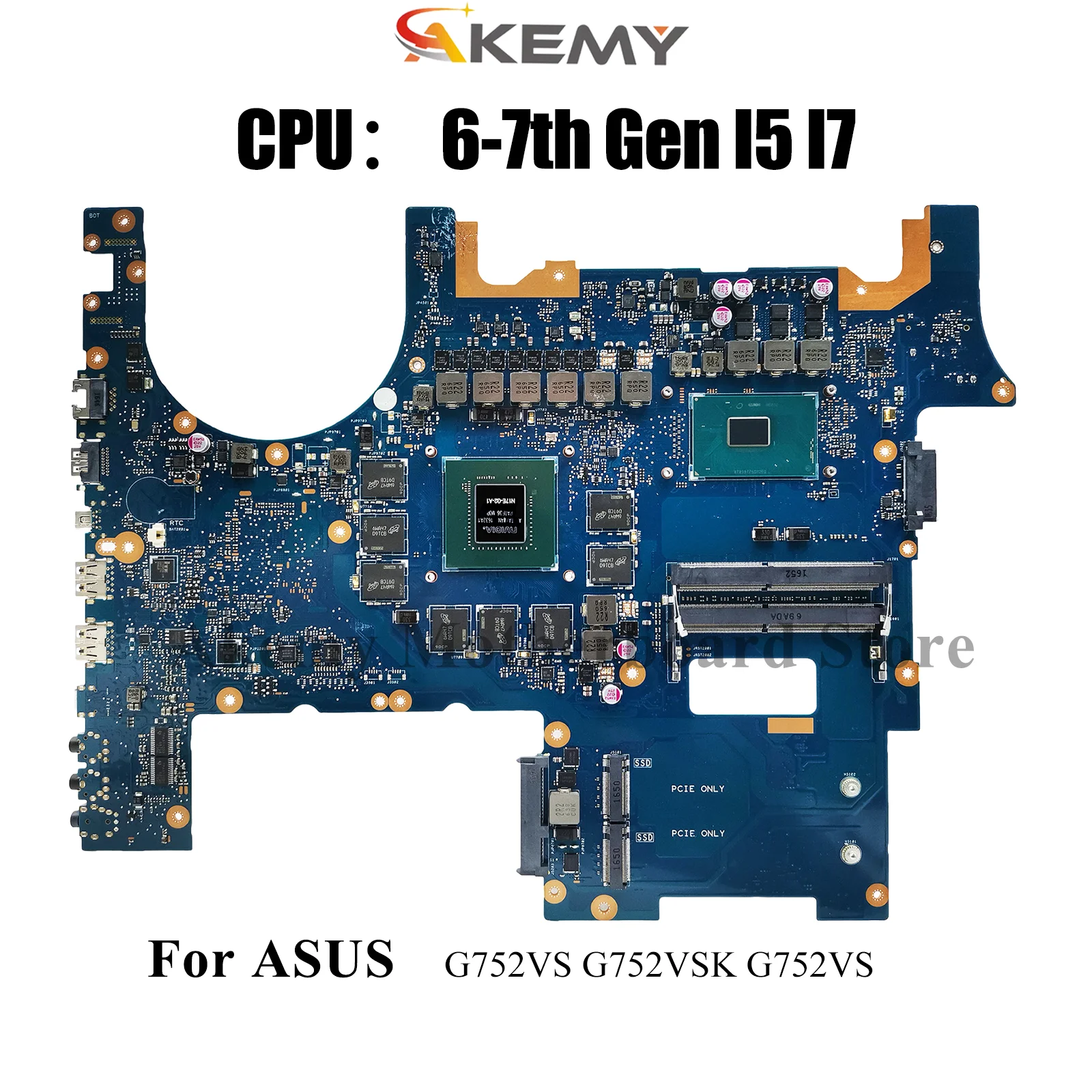 G752VS Laptop Motherboard For ASUS ROG GL752VL G752V G752VSK G752VS GL752VW Notebook Mainboard With I5 I7 CPU 100% tests OK stk
G752VS Laptop Motherboard For ASUS ROG GL752VL G752V G752VSK G752VS GL752VW Notebook Mainboard With I5 I7 CPU 100% tests OK stk