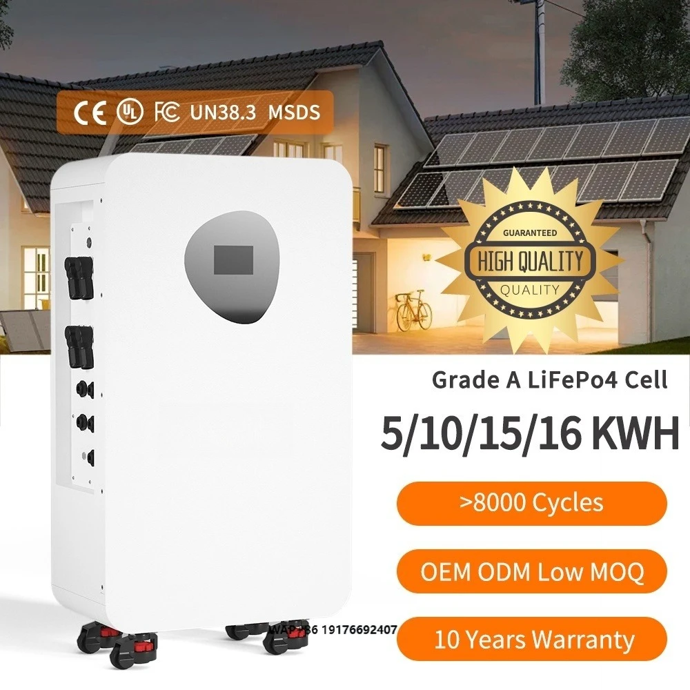 GreenPower Solar Storage Battery IP65 Waterproof 51.2V 300ah 314ah 15KWh 16KWh Vertical Lifepo4 Home Energy Storage Battery
GreenPower Solar Storage Battery IP65 Waterproof 51.2V 300ah 314ah 15KWh 16KWh Vertical Lifepo4 Home Energy Storage Battery