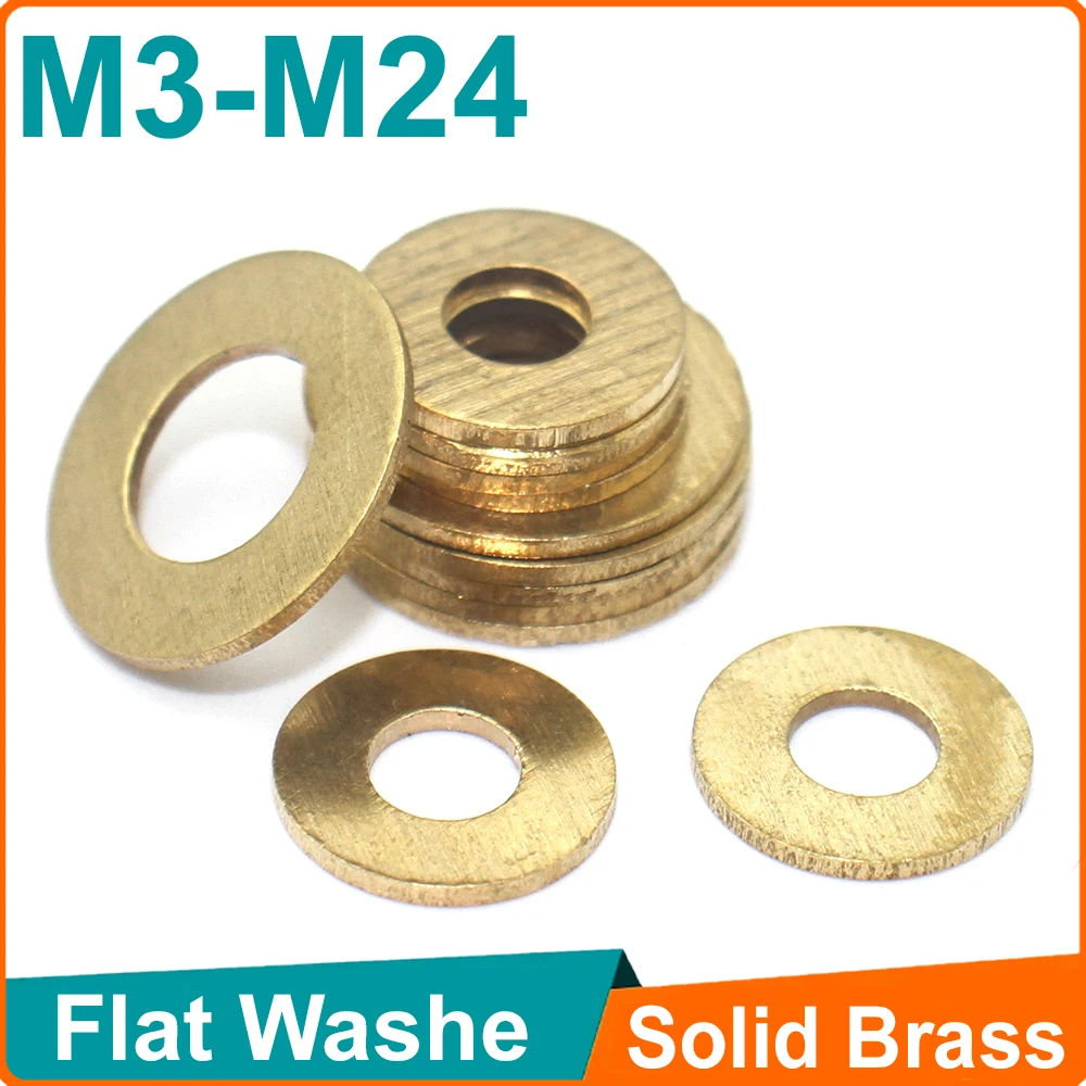 Brass Flat Washer M3 M4 M5 M6 M8 M10 M12 M14 M16 M18 M22 M24 Solid Brass Gasket Shim Copper Metal Meson Pad Spacer
Brass Flat Washer M3 M4 M5 M6 M8 M10 M12 M14 M16 M18 M22 M24 Solid Brass Gasket Shim Copper Metal Meson Pad Spacer