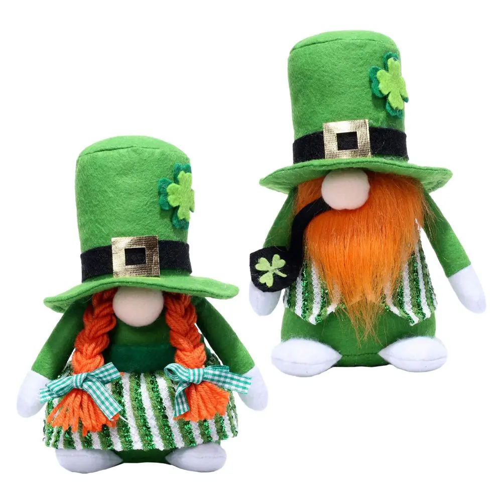 2 Pcs Dwarf Decorative Ornaments St.Patrick's Day Gnomes Decoration Tabletop Party Plush Desktop Figurines
2 Pcs Dwarf Decorative Ornaments St.Patrick's Day Gnomes Decoration Tabletop Party Plush Desktop Figurines