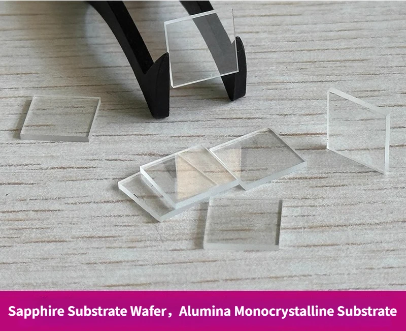 Double-Side DSP Single-Side SSP Polished Sapphire Substrate 10*10/20*20mm Alumina Monocrystalline Wafer
Double-Side DSP Single-Side SSP Polished Sapphire Substrate 10*10/20*20mm Alumina Monocrystalline Wafer