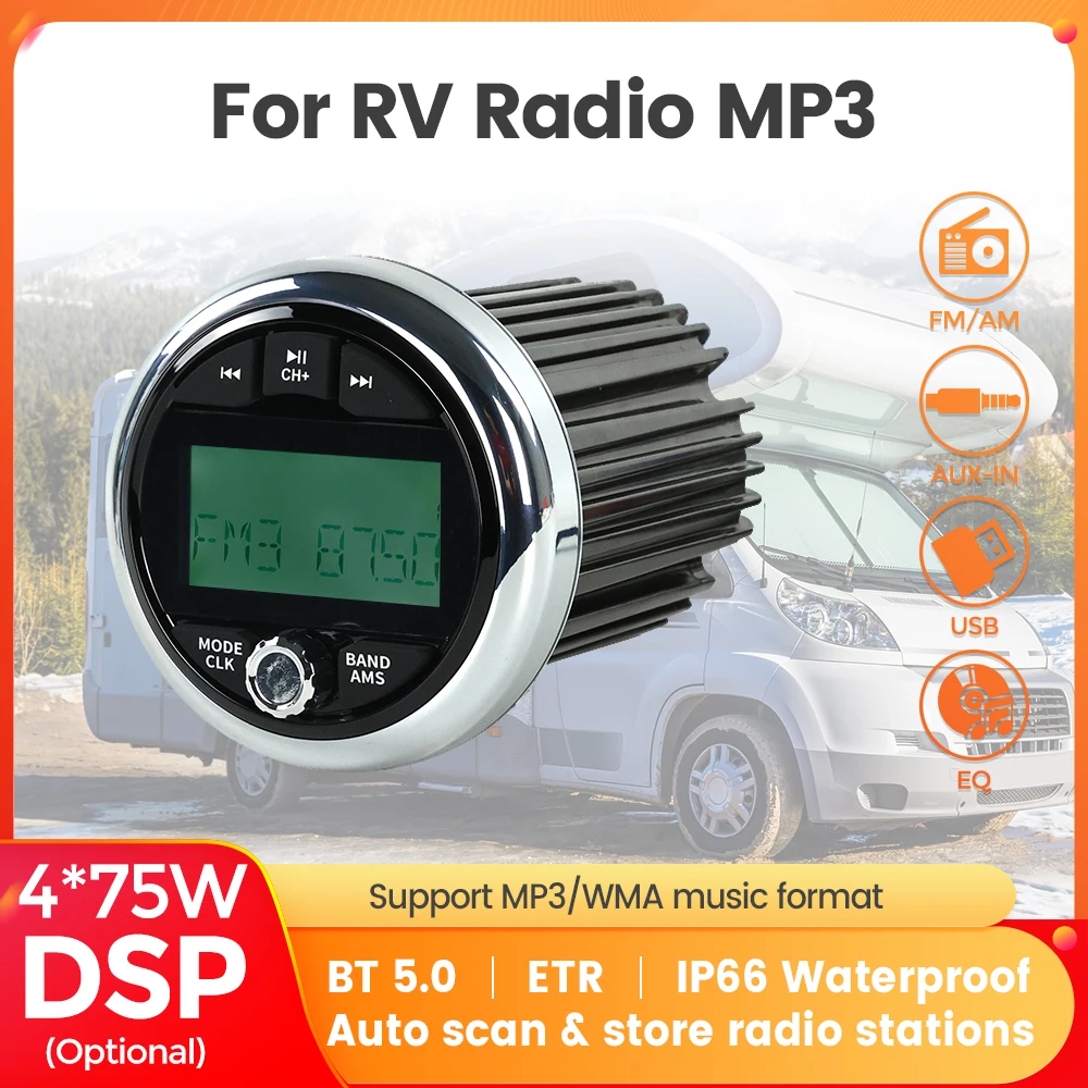 MP3-плеер IP66 Водонепроницаемый для автофургона Встроенный видеоплеер Авторадиостанции Беспроводная связь BT5.0 Потоковое передание музыки DSP FM/AM WMA Музыка
MP3-плеер IP66 Водонепроницаемый для автофургона Встроенный видеоплеер Авторадиостанции Беспроводная связь BT5.0 Потоковое передание музыки DSP FM/AM WMA Музыка