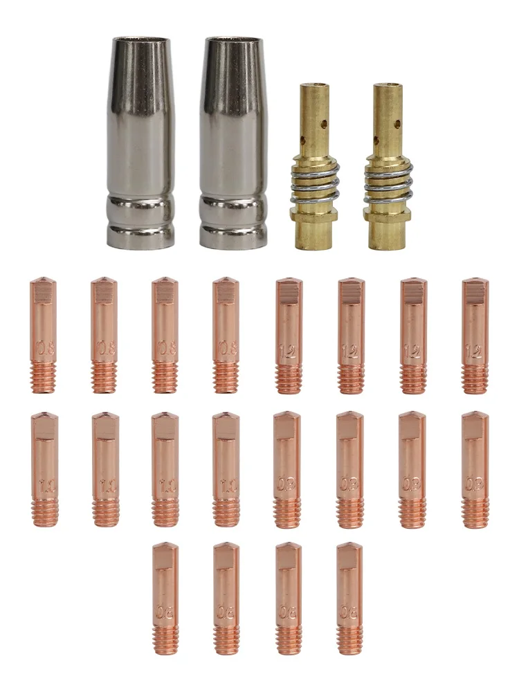 Compatible Welding Torch Accessories Metal Parts Contact Tips As Shown In The Picture 15AK Welding Kit Brass Gas Diffuser
Compatible Welding Torch Accessories Metal Parts Contact Tips As Shown In The Picture 15AK Welding Kit Brass Gas Diffuser