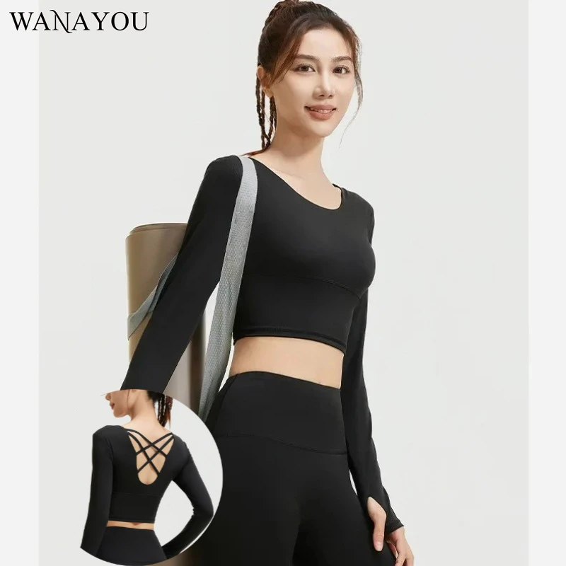 WANAYOU Встроенные нагрудные подушечки для женской йоги, спортивные топы с перекрещенной спиной, быстросохнущие жилеты для фитнеса в тренажерном зале, топы для бега
WANAYOU Встроенные нагрудные подушечки для женской йоги, спортивные топы с перекрещенной спиной, быстросохнущие жилеты для фитнеса в тренажерном зале, топы для бега