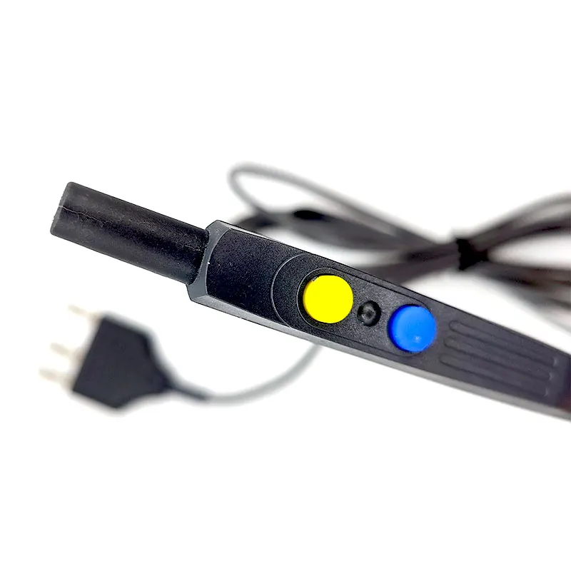 Reusable Medical ESU Diathermy Reusable Electrosurgical Pencil With 2 Button
Reusable Medical ESU Diathermy Reusable Electrosurgical Pencil With 2 Button