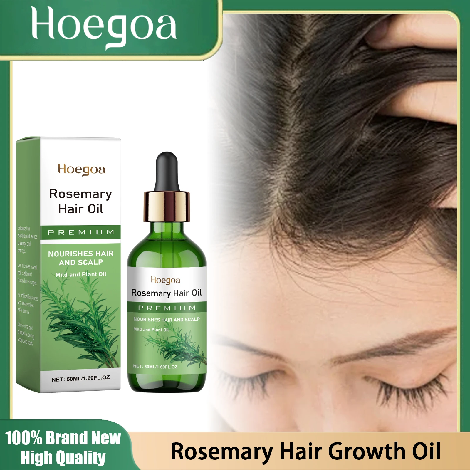 Rosemary Hair Regrowth Oil for Hair Loss Treatment Nourish Hair Follicles Strengthen Roots Anti Frizz Damage Hair Repair Essence
Rosemary Hair Regrowth Oil for Hair Loss Treatment Nourish Hair Follicles Strengthen Roots Anti Frizz Damage Hair Repair Essence