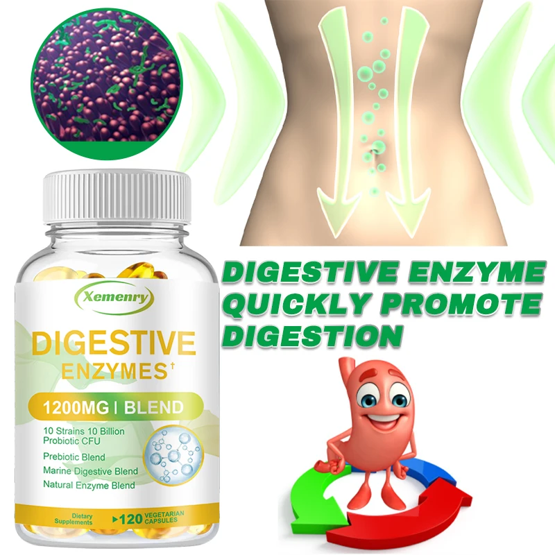 Digestive Enzyme Capsules - Promotes Intestinal Health, Relieves Bloating, Excellent Absorption, and Enhances Immunity
Digestive Enzyme Capsules - Promotes Intestinal Health, Relieves Bloating, Excellent Absorption, and Enhances Immunity