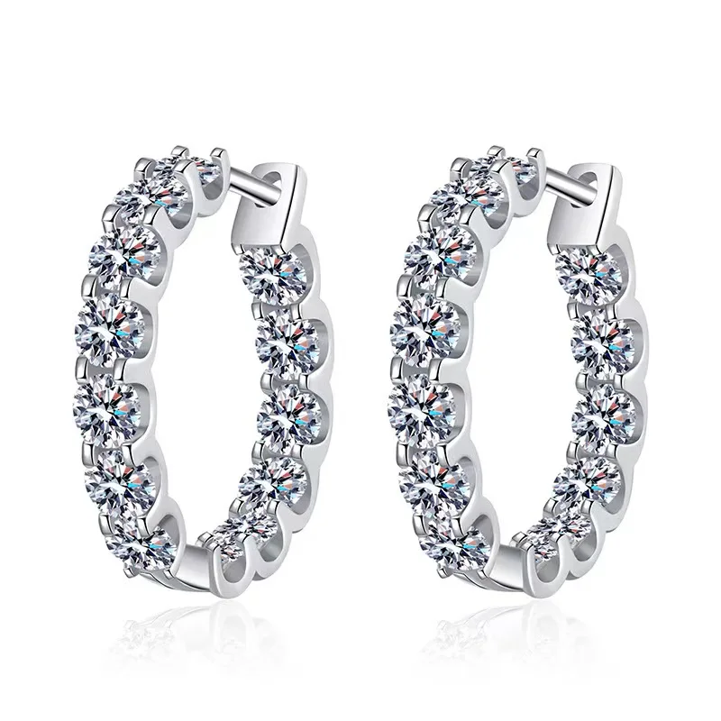 S925 Sterling Silver D Color Moissanite Certified GRA Stud Earrings Gold Plated Pendant Earrings Wedding Party Jewe
S925 Sterling Silver D Color Moissanite Certified GRA Stud Earrings Gold Plated Pendant Earrings Wedding Party Jewe