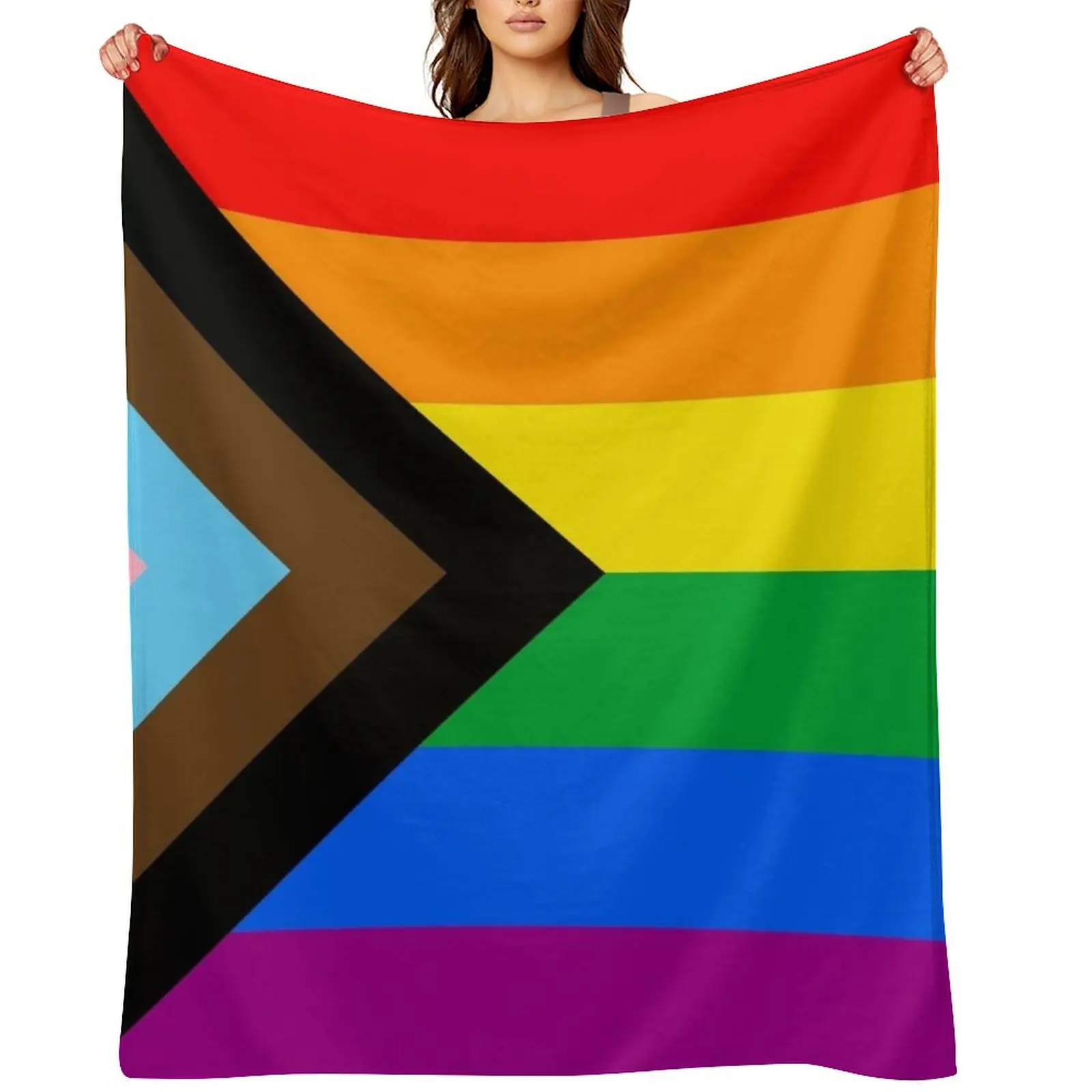 LGBTQ+ Progress Pride Flag Throw Blanket Flannels Kid'S Custom Hairy Blankets
LGBTQ+ Progress Pride Flag Throw Blanket Flannels Kid'S Custom Hairy Blankets
