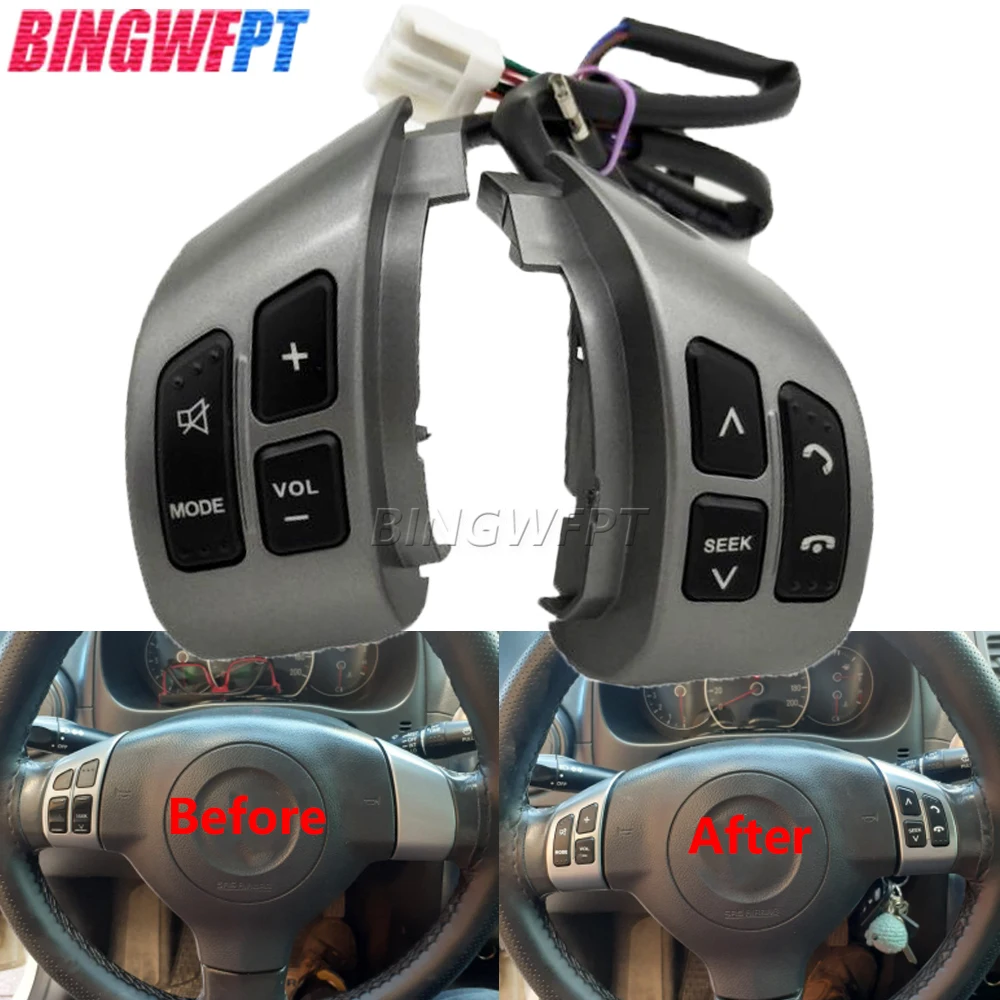 Совершенно новые Bluetooth-телефонные кнопки управления медиа для Suzuki SX4 Swift 2006-2013, кнопки на руле, переключатель громкости звука
Совершенно новые Bluetooth-телефонные кнопки управления медиа для Suzuki SX4 Swift 2006-2013, кнопки на руле, переключатель громкости звука