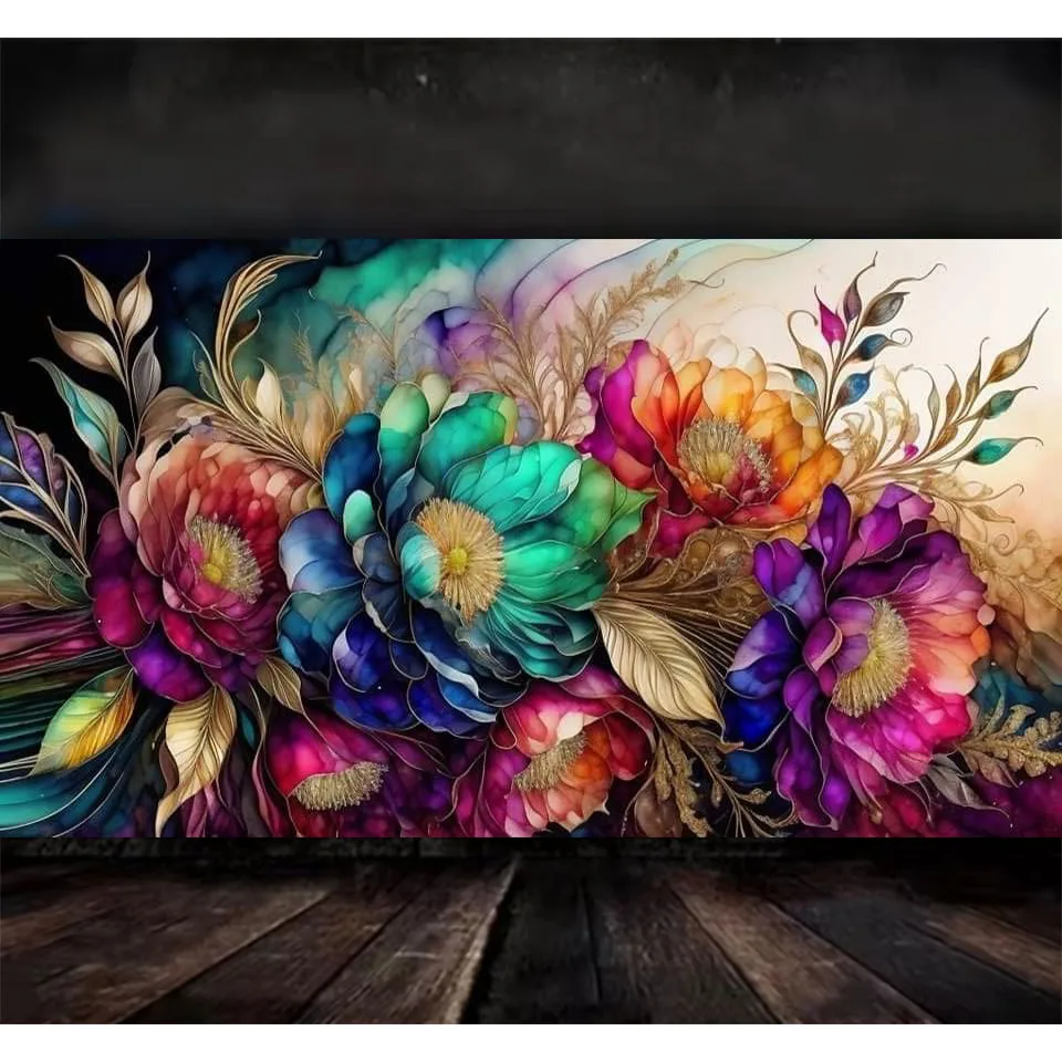 Adult 5D Diamond Painting DIY Large Flowers Full Square round Rhinestone Mosaic Embroidery Cross Stitch Wall Decor Kit
Adult 5D Diamond Painting DIY Large Flowers Full Square round Rhinestone Mosaic Embroidery Cross Stitch Wall Decor Kit