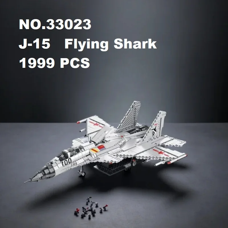 1999pcs Building Blocks J-15 Flying Shark Architecture NO.33023 Model DIY Bricks Assembly Educational Toys For Kids Adult Gifts
1999pcs Building Blocks J-15 Flying Shark Architecture NO.33023 Model DIY Bricks Assembly Educational Toys For Kids Adult Gifts