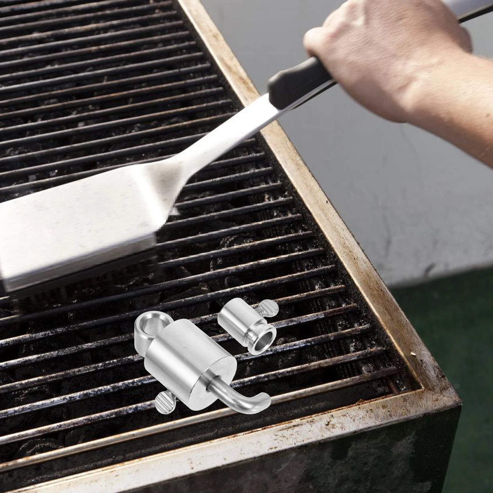 Electroplated Chicken Rack Rotisserie Adjustable Stainless Steel Spit Weight Balance Heavy Duty BBQ Accessories
Electroplated Chicken Rack Rotisserie Adjustable Stainless Steel Spit Weight Balance Heavy Duty BBQ Accessories