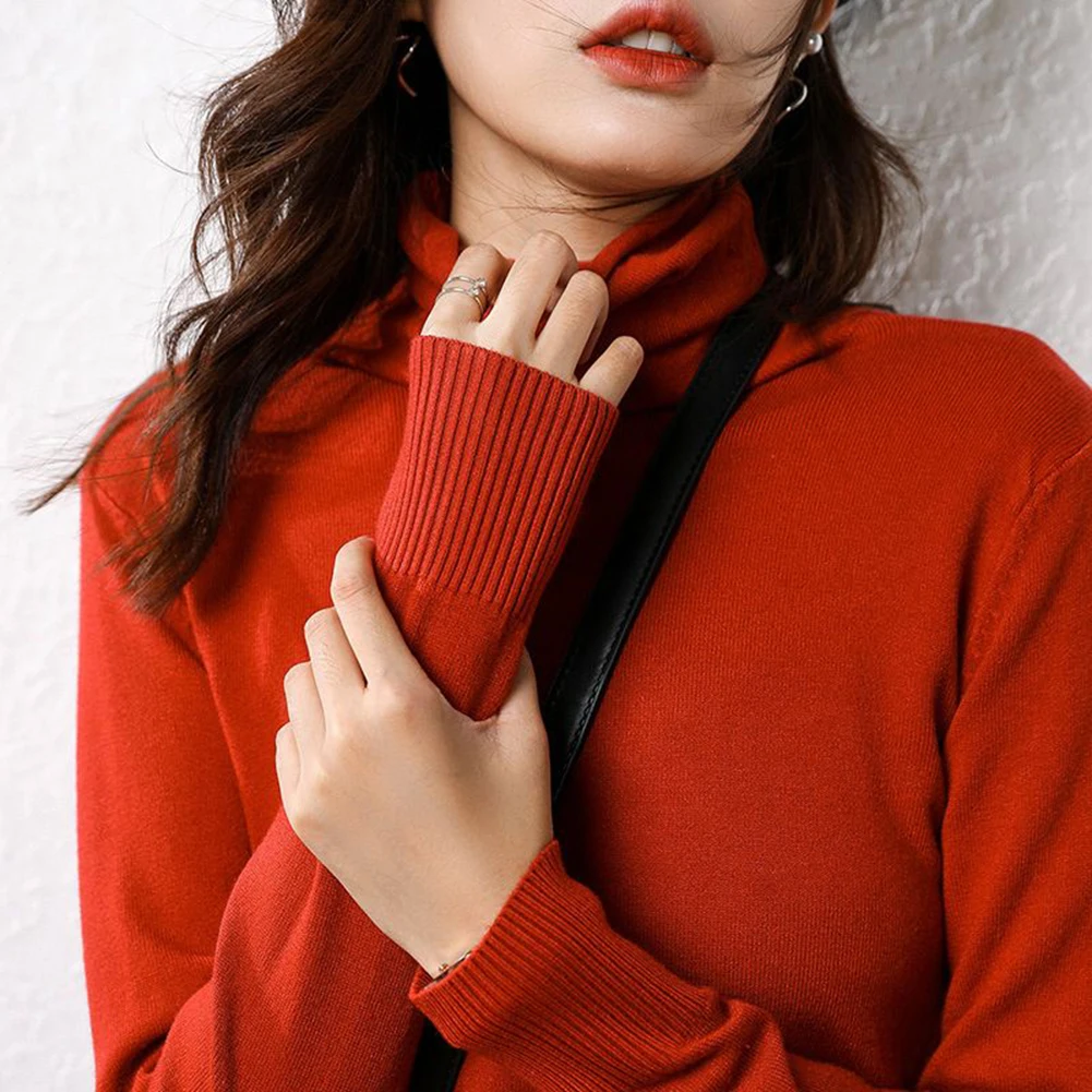 Casual Sweater High Collar Sweater 2024 Fashion Top Basic Style Sweater Long Sleeve Sweater Regular Length Top For Daily Use
Casual Sweater High Collar Sweater 2024 Fashion Top Basic Style Sweater Long Sleeve Sweater Regular Length Top For Daily Use