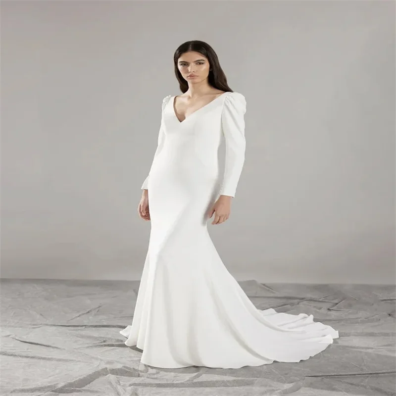 Beach Women's Dress Ivory Wedding Dresses for Bride Luxury Dress for Bride Elegant Mermiad Gowns for Women Customized 2025
Beach Women's Dress Ivory Wedding Dresses for Bride Luxury Dress for Bride Elegant Mermiad Gowns for Women Customized 2025 