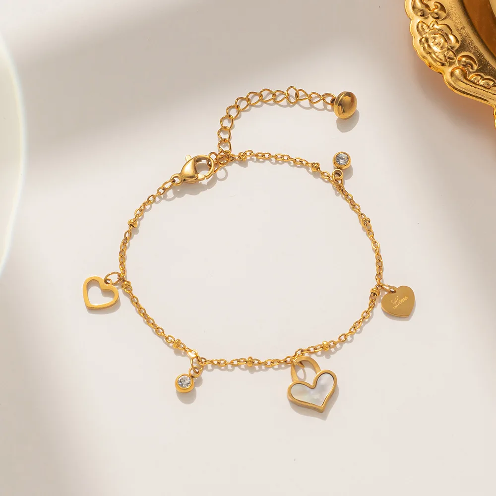 heart girl bracelet Accessories Stainless Steel Waterproof Fashion Red Heart shaped Accessory Bracelet
heart girl bracelet Accessories Stainless Steel Waterproof Fashion Red Heart shaped Accessory Bracelet