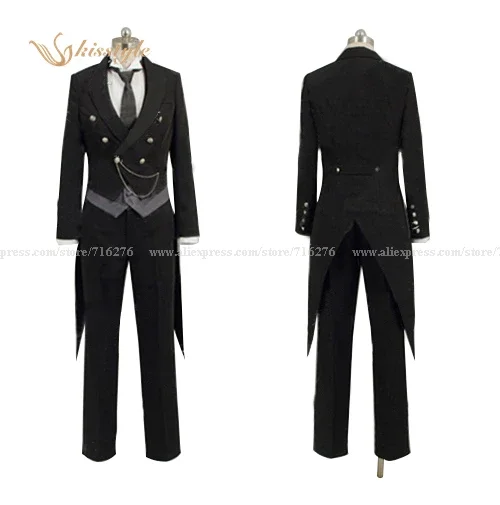 Kisstyle Fashion Black Butler 2 Kuroshitsuji Sebastian Sebastian Michaelis Uniform Clothing Cosplay Costume,Customized Accepted
Kisstyle Fashion Black Butler 2 Kuroshitsuji Sebastian Sebastian Michaelis Uniform Clothing Cosplay Costume,Customized Accepted