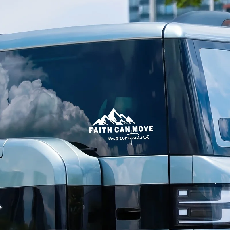 Trucks, Walls and Laptops, Available in Black and White, Designed As Distant "Confidence Can Move Mountains", Suitable for Cars
Trucks, Walls and Laptops, Available in Black and White, Designed As Distant "Confidence Can Move Mountains", Suitable for Cars