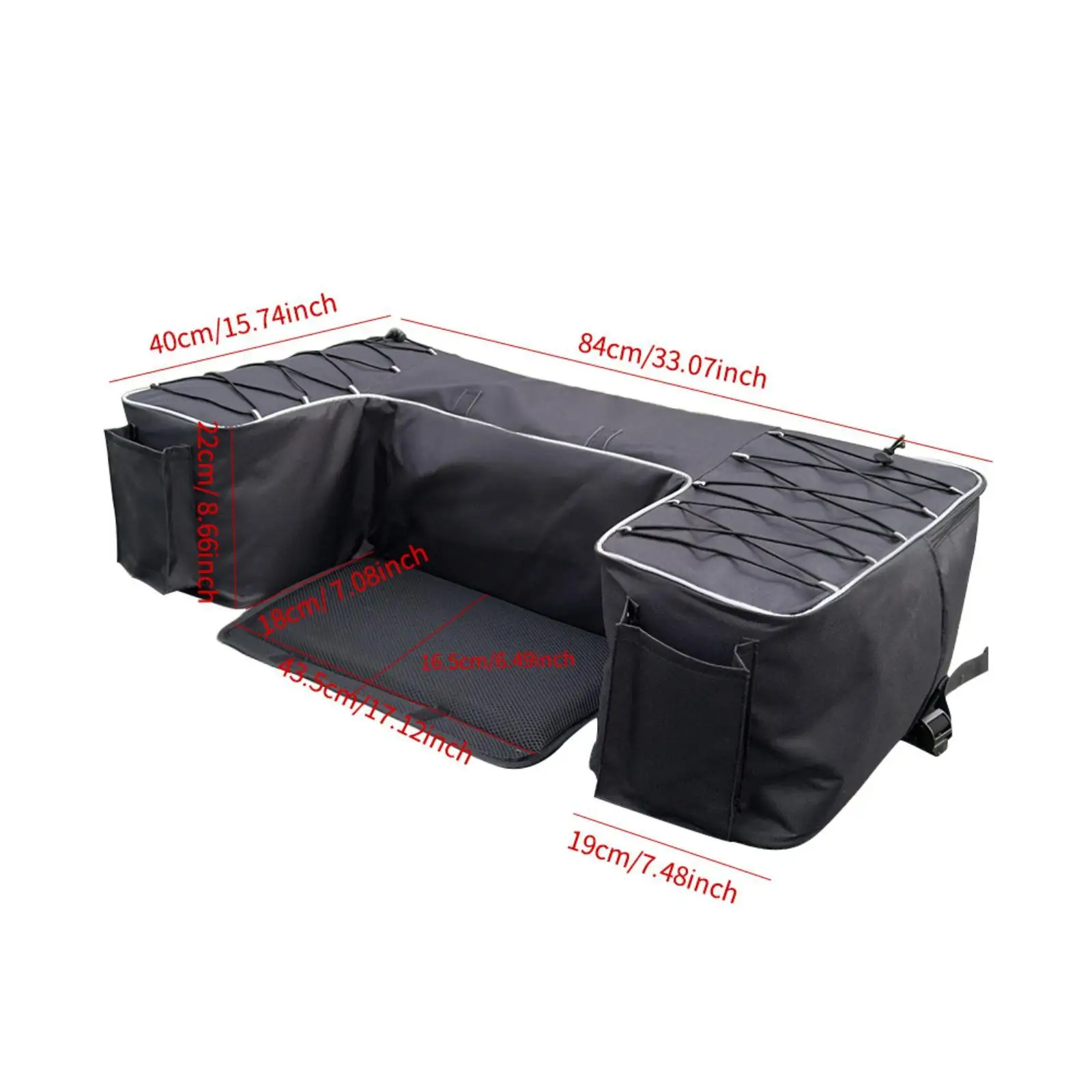 Universal Motorcycle Saddle Tail Bag Outdoor Gear Organizer Waterproof Rear Bag for Road Trips
Universal Motorcycle Saddle Tail Bag Outdoor Gear Organizer Waterproof Rear Bag for Road Trips