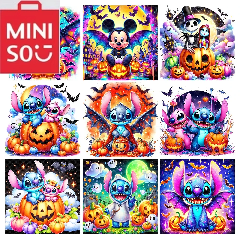 MINISO Disney 5D DIY алмазные картины на Хэллоуин, мозаика в горошек, Рождественский кошмар, вышивка, художественный домашний декор, подарки
MINISO Disney 5D DIY алмазные картины на Хэллоуин, мозаика в горошек, Рождественский кошмар, вышивка, художественный домашний декор, подарки