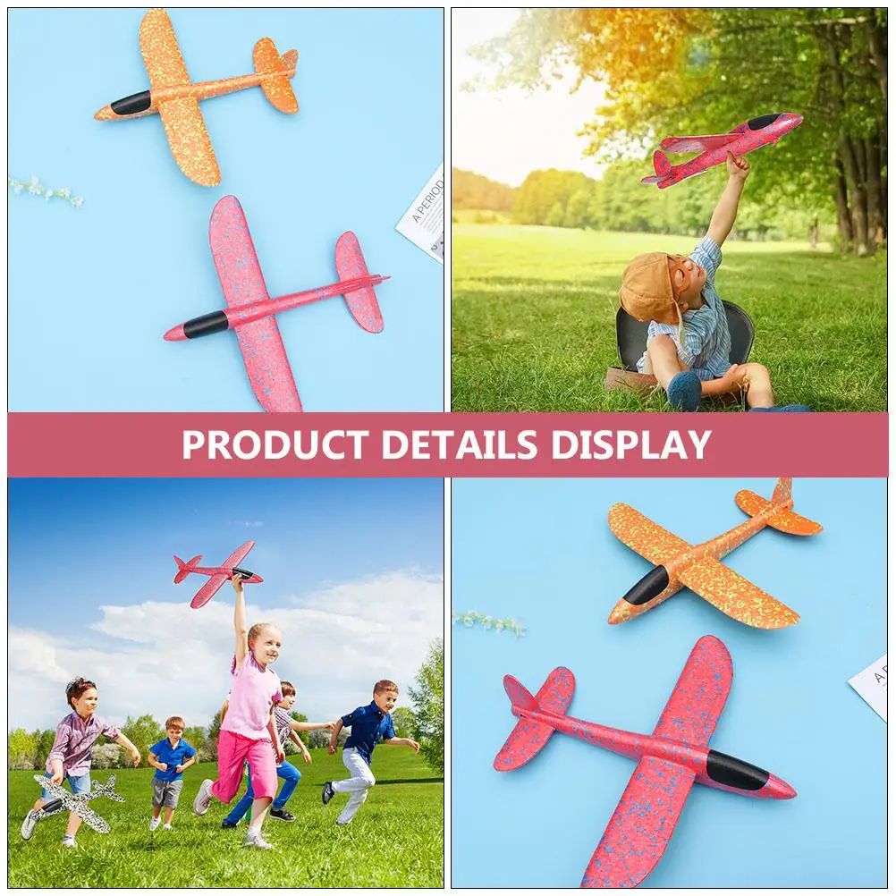 4 Pcs Airplane Toys Material Hand Throw Catapult Plane Foam Flying Glider Kids Outdoor Gift Non Remote
4 Pcs Airplane Toys Material Hand Throw Catapult Plane Foam Flying Glider Kids Outdoor Gift Non Remote