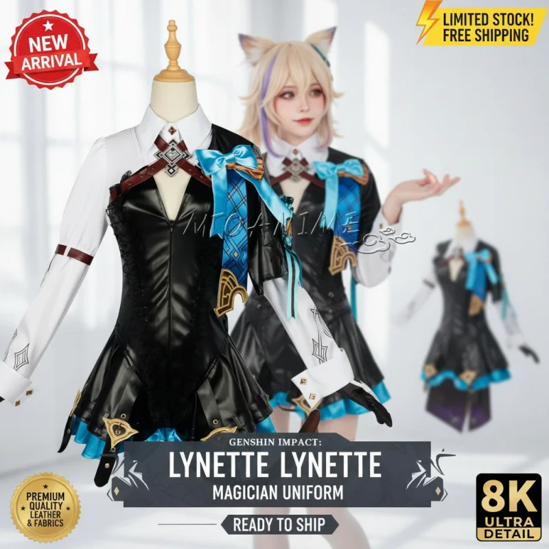 ☆SunlCos Genshin Impact Lynette Cosplay Costume Wig Fontaine Lyney Leather Uniform Dress Outfit Magician☆
☆SunlCos Genshin Impact Lynette Cosplay Costume Wig Fontaine Lyney Leather Uniform Dress Outfit Magician☆