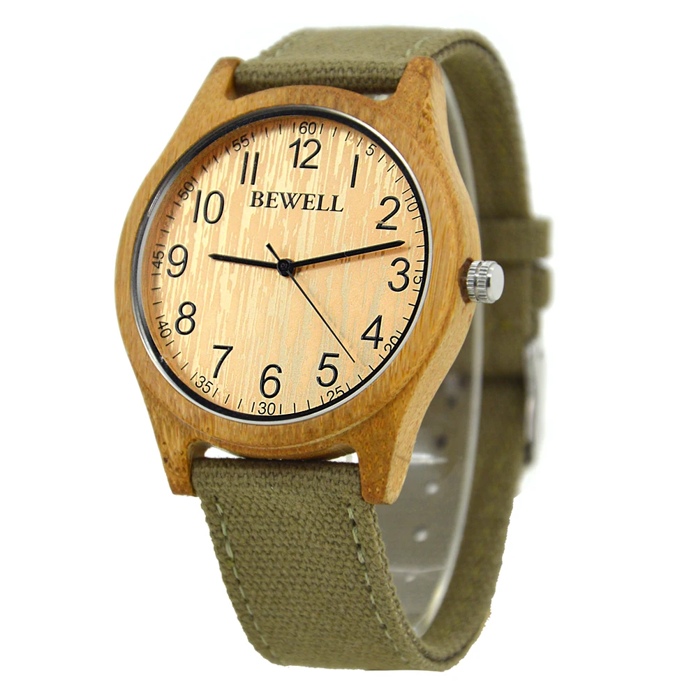 Unisex Bamboo Wrist Watch Arabic Numerals Dial 100% Natural Bamboo Leather Buckle Light Quartz Wooden Watch
Unisex Bamboo Wrist Watch Arabic Numerals Dial 100% Natural Bamboo Leather Buckle Light Quartz Wooden Watch