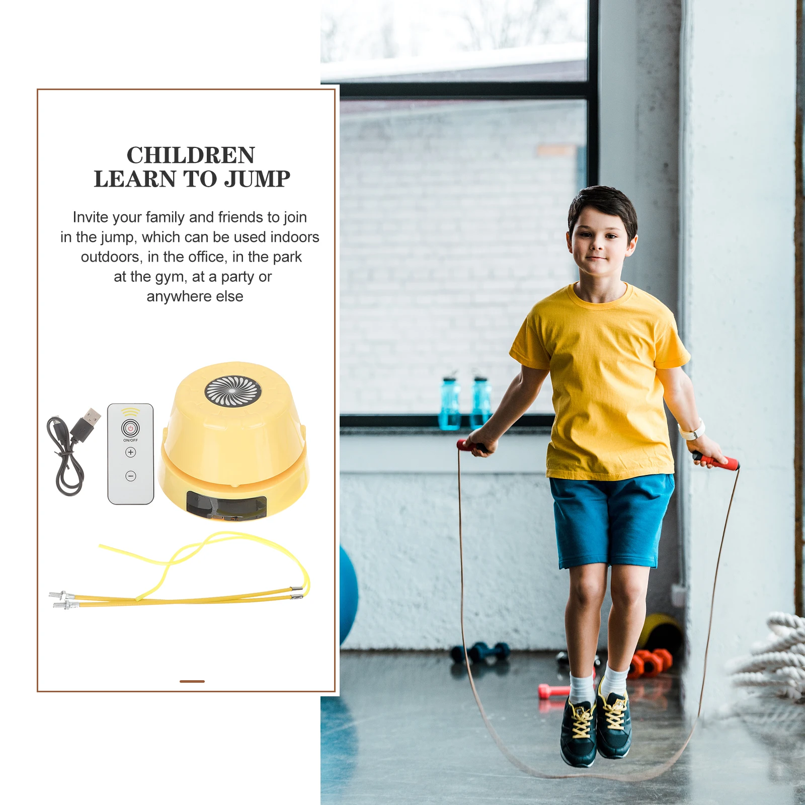 1 set 1 Set Automatic Jump Machine Skipping For Children Indoor Outdoor Speed Training Fitness Cordless Portable
1 set 1 Set Automatic Jump Machine Skipping For Children Indoor Outdoor Speed Training Fitness Cordless Portable