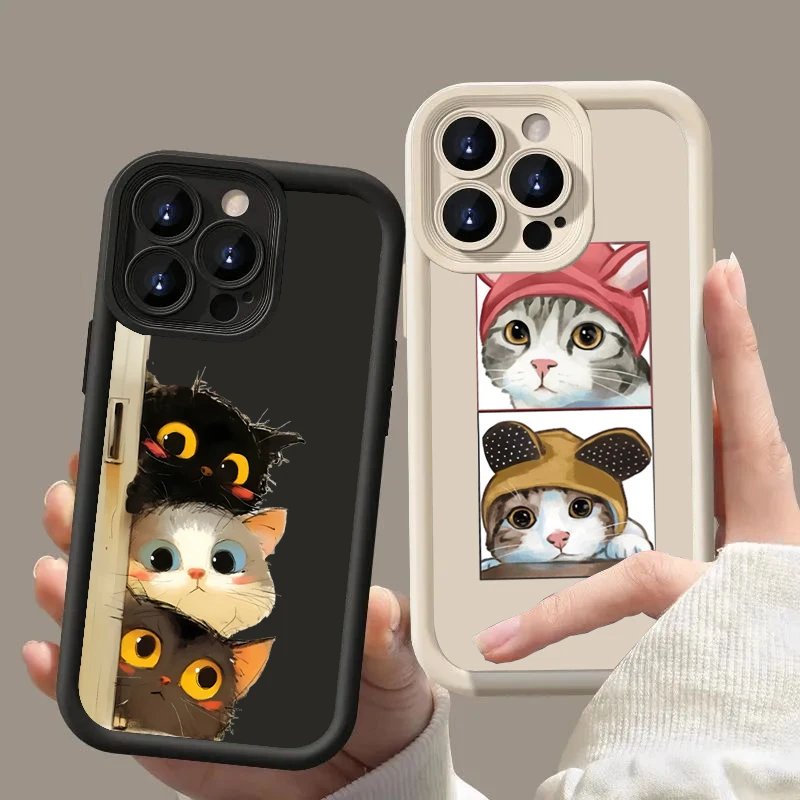 Funny Cartoon Cat Silicone Phone Case For Samsung Galaxy S25 S24 S23 S22 Ultra Plus FE A26 A33 A25 A16 A56 A06 A24 A36 A35 Cover
Funny Cartoon Cat Silicone Phone Case For Samsung Galaxy S25 S24 S23 S22 Ultra Plus FE A26 A33 A25 A16 A56 A06 A24 A36 A35 Cover