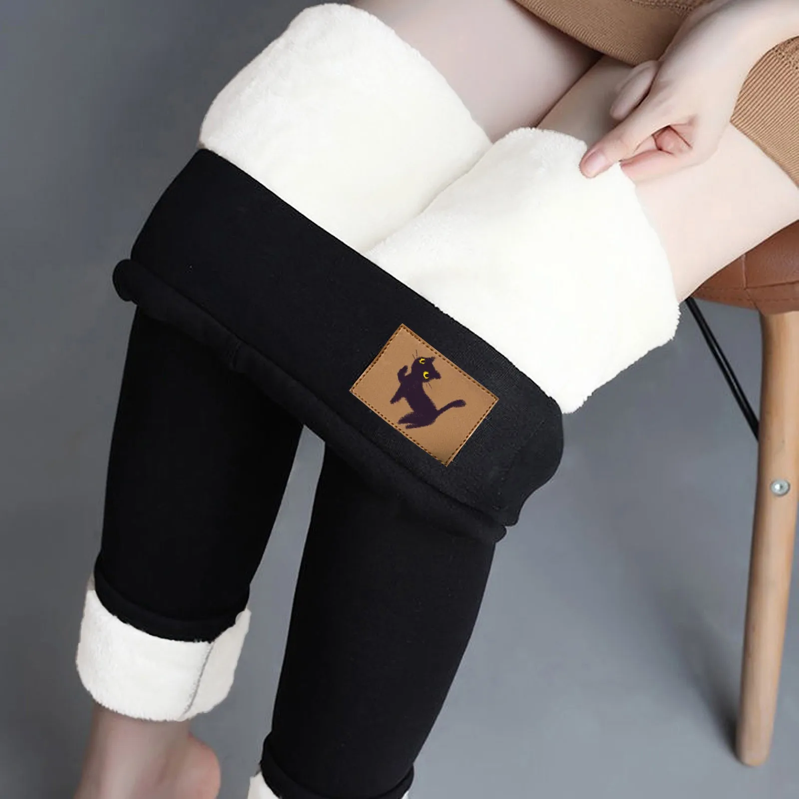 Women'S Bottoms Pants Thermal Warm Liner Leggings Solid Color Full Length Elastic High Waist Plush Warm Pants Trousers Jogging
Women'S Bottoms Pants Thermal Warm Liner Leggings Solid Color Full Length Elastic High Waist Plush Warm Pants Trousers Jogging