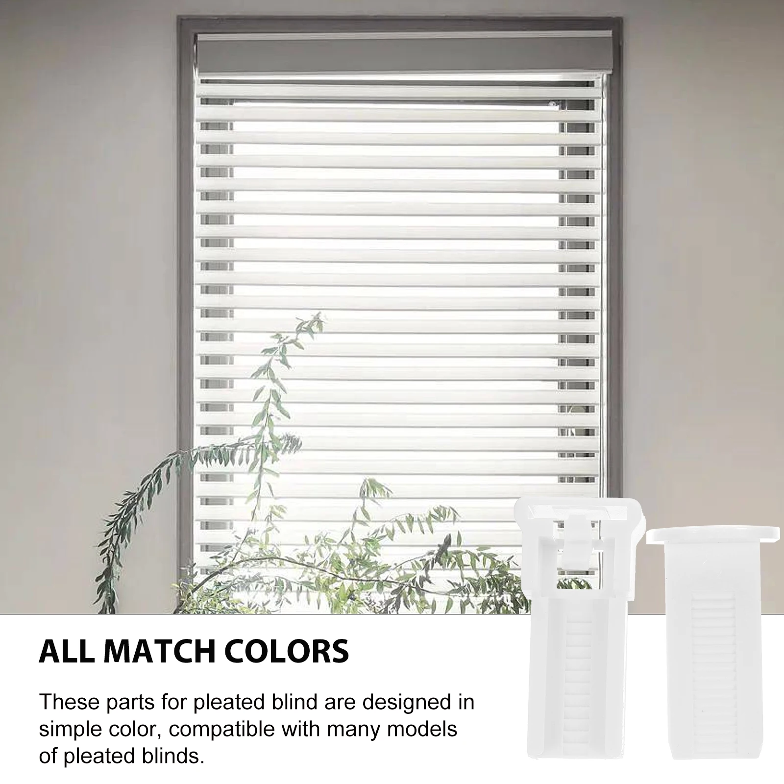 32pcs Pleated Blind Accessories Replacement Parts Vertical Blinds Repair Tools Plastic Components Tabs for Curtains Easy
32pcs Pleated Blind Accessories Replacement Parts Vertical Blinds Repair Tools Plastic Components Tabs for Curtains Easy