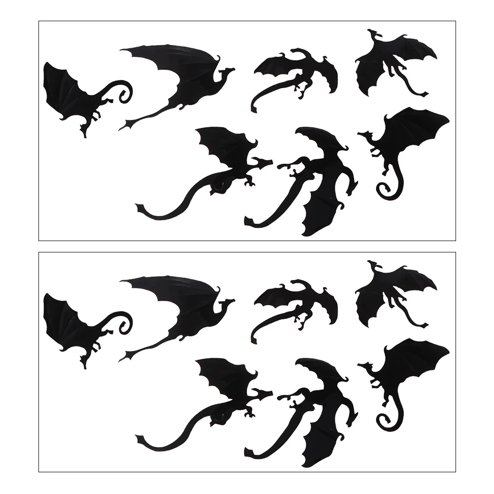 2 Sets 3D Dinosaur Wall Stickers Halloween Home Decoration Door Decals Indoor Decorations Dragon Accessories
2 Sets 3D Dinosaur Wall Stickers Halloween Home Decoration Door Decals Indoor Decorations Dragon Accessories