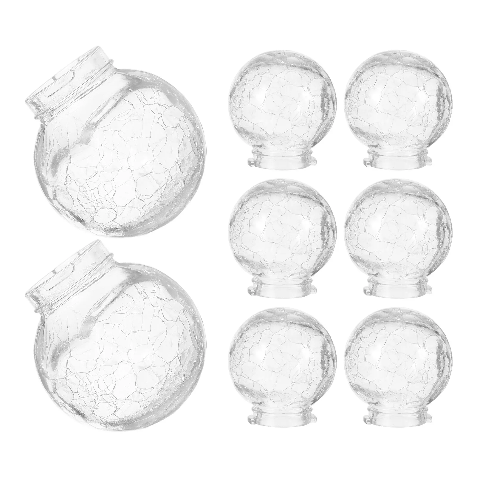 8Pcs Glass Globe Lamp Shade Crackle Clear Replacement Covers 6Cm Diameter Outdoor Park Garden Bathroom Vanity Light Fixture
8Pcs Glass Globe Lamp Shade Crackle Clear Replacement Covers 6Cm Diameter Outdoor Park Garden Bathroom Vanity Light Fixture