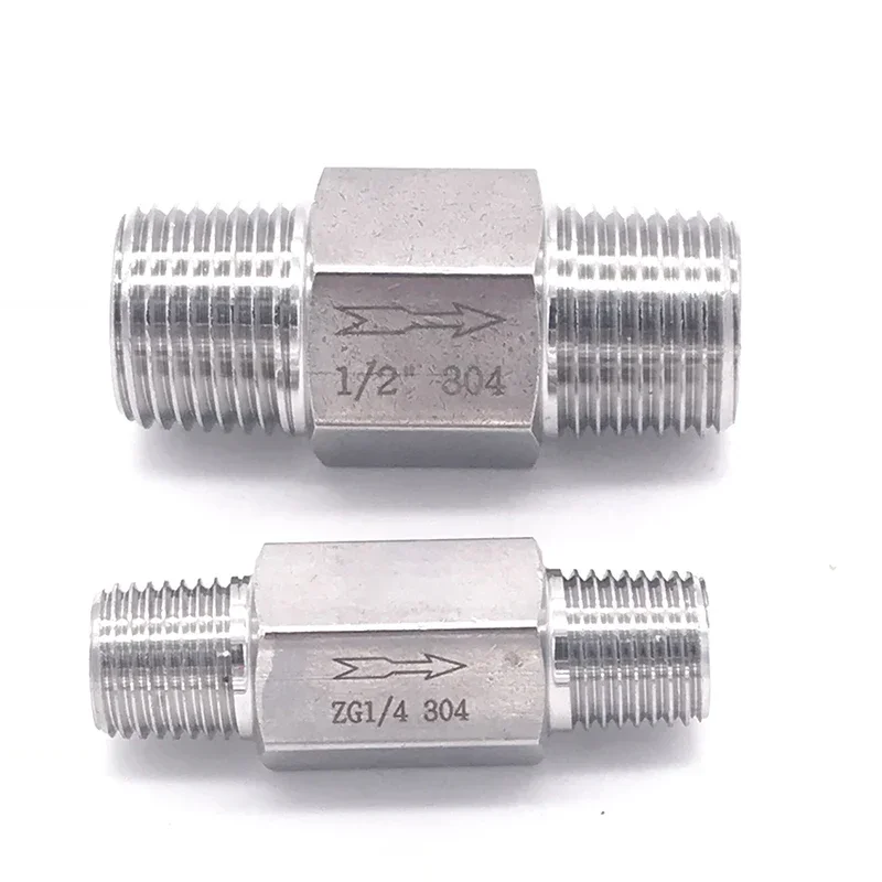 Бесплатная доставка Обратный клапан 1/4 "3/8" 1/2" наружная резьба из нержавеющей стали 304, кислотостойкая пневматическая гидравлическая односторонняя обратная клапан
Бесплатная доставка Обратный клапан 1/4 "3/8" 1/2" наружная резьба из нержавеющей стали 304, кислотостойкая пневматическая гидравлическая односторонняя обратная клапан