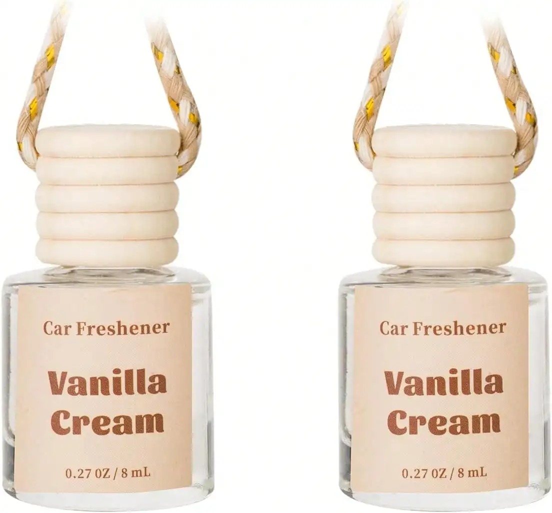 Car Air Freshener Diffuser, Hanging Car Scents Air Freshener, Car Fresheners Long Lasting, Essential Oil Diffuser, Vanilla Cream Fragrance Oil, 2pcs
Car Air Freshener Diffuser, Hanging Car Scents Air Freshener, Car Fresheners Long Lasting, Essential Oil Diffuser, Vanilla Cream Fragrance Oil, 2pcs