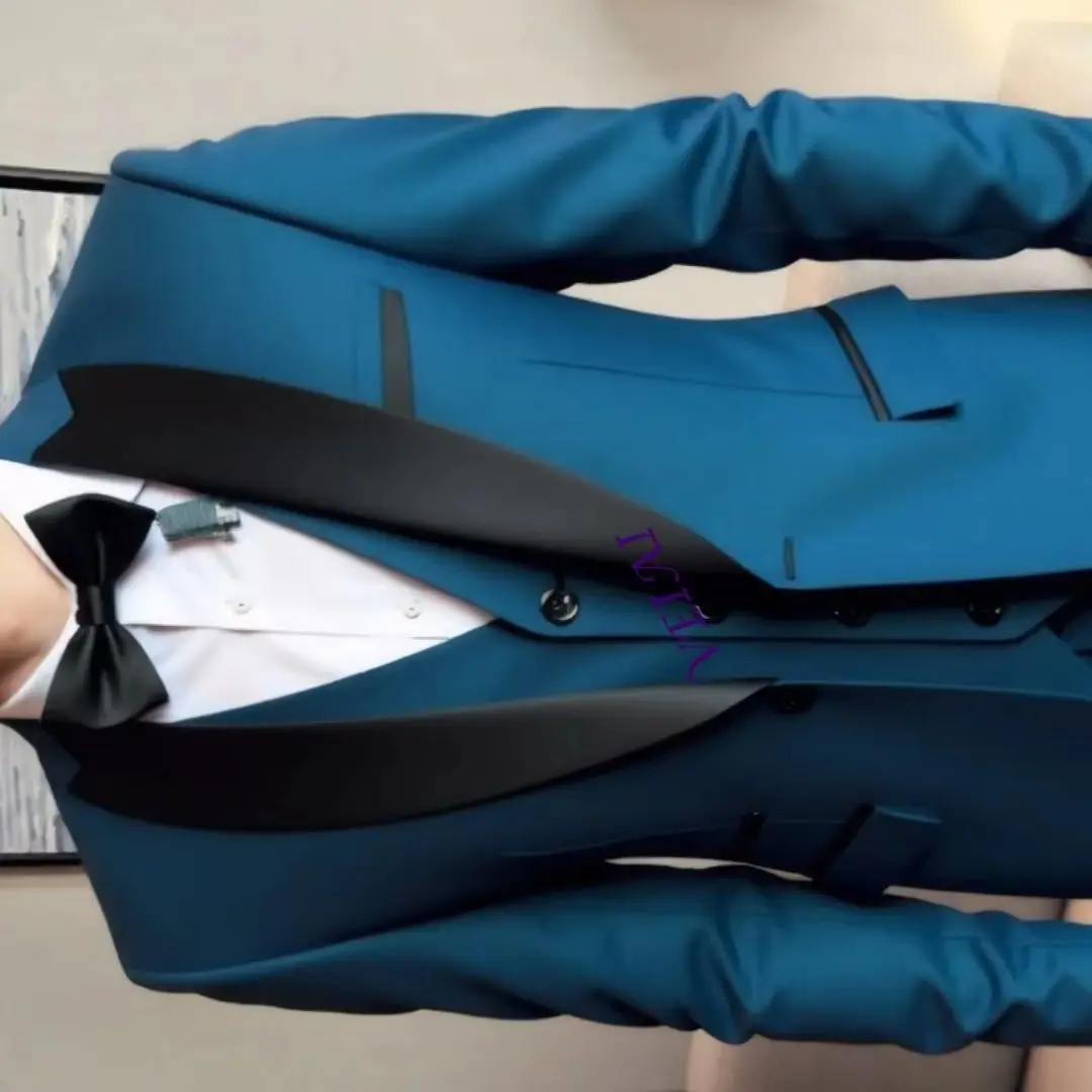 Customized Men's Slim Fit Three-Piece Suit High-Quality Casual Business Groom Wear Comfortable Formal Menswear for Wedding
Customized Men's Slim Fit Three-Piece Suit High-Quality Casual Business Groom Wear Comfortable Formal Menswear for Wedding