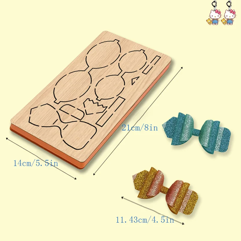 SIZZIXDIES 1piece 4.5-inch three-layer bow hairpin wooden cutting dies suitable for most machines
SIZZIXDIES 1piece 4.5-inch three-layer bow hairpin wooden cutting dies suitable for most machines