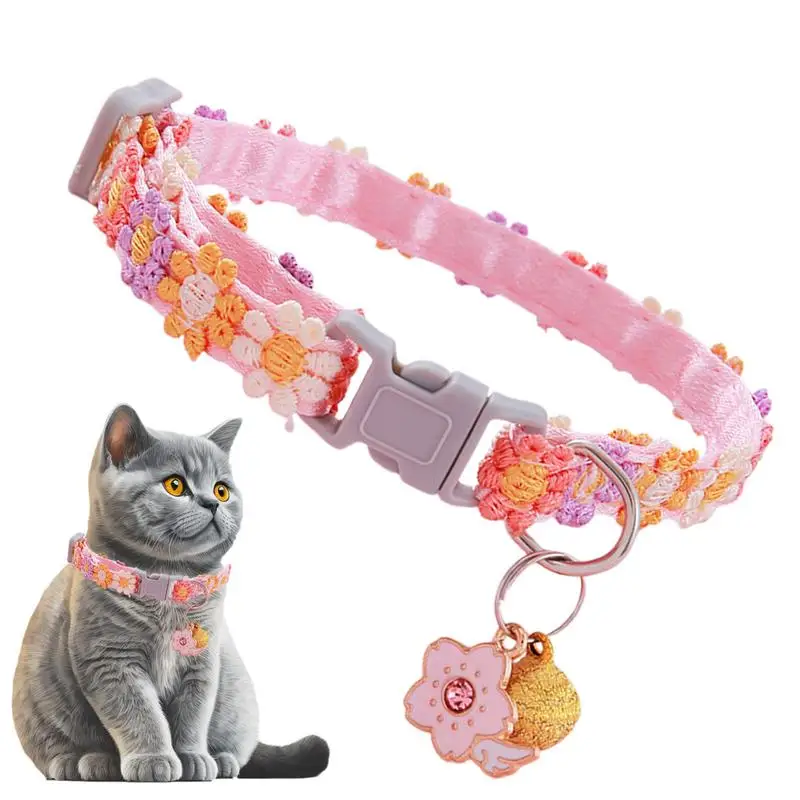 Adjustable Kitten Collar Breakaway Dog Collar With Bell Pet Cat Supplies Cute Kitten Costume Neck Decor For Puppy Neck Wearing
Adjustable Kitten Collar Breakaway Dog Collar With Bell Pet Cat Supplies Cute Kitten Costume Neck Decor For Puppy Neck Wearing