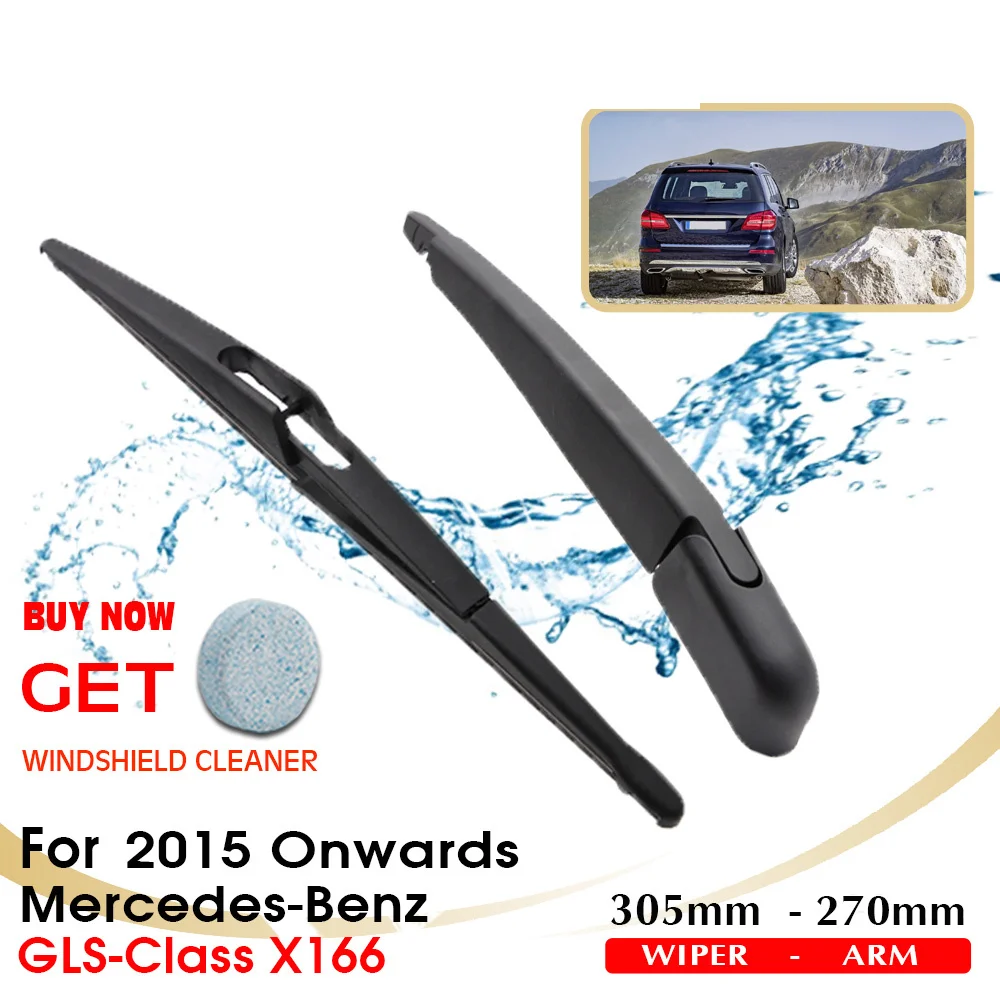 Car Rear Windscreen Windshield Wiper Arm Blades Natural Rubber For Mercedes Benz GLS-Class X166 305MM 2015 2016 2017 2018 2019
Car Rear Windscreen Windshield Wiper Arm Blades Natural Rubber For Mercedes Benz GLS-Class X166 305MM 2015 2016 2017 2018 2019