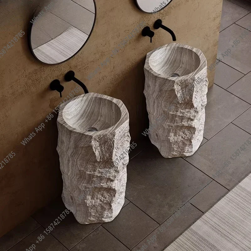 E Wabi-sandy Wind Outdoor Courtyard Column Basin Integrated Floor-to-ceiling Balcony Personalized Art Wash Basin B & B Wash Basi
E Wabi-sandy Wind Outdoor Courtyard Column Basin Integrated Floor-to-ceiling Balcony Personalized Art Wash Basin B & B Wash Basi