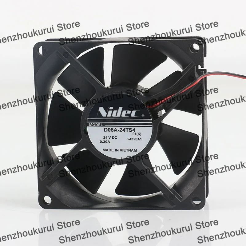 New Original Nidec D08A-24TS4 5V 12V 48V DC 24V 0.30A AC EC 8025 80X80X25MM 8CM Inverter Large air Volume two-wire cooling fan
New Original Nidec D08A-24TS4 5V 12V 48V DC 24V 0.30A AC EC 8025 80X80X25MM 8CM Inverter Large air Volume two-wire cooling fan