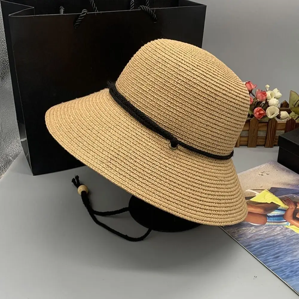 Fashion Summer Straw Bucket Hat Wide Brim UV Protection Women's Straw Hat Foldable Beach Visor Cap Outdoor
Fashion Summer Straw Bucket Hat Wide Brim UV Protection Women's Straw Hat Foldable Beach Visor Cap Outdoor