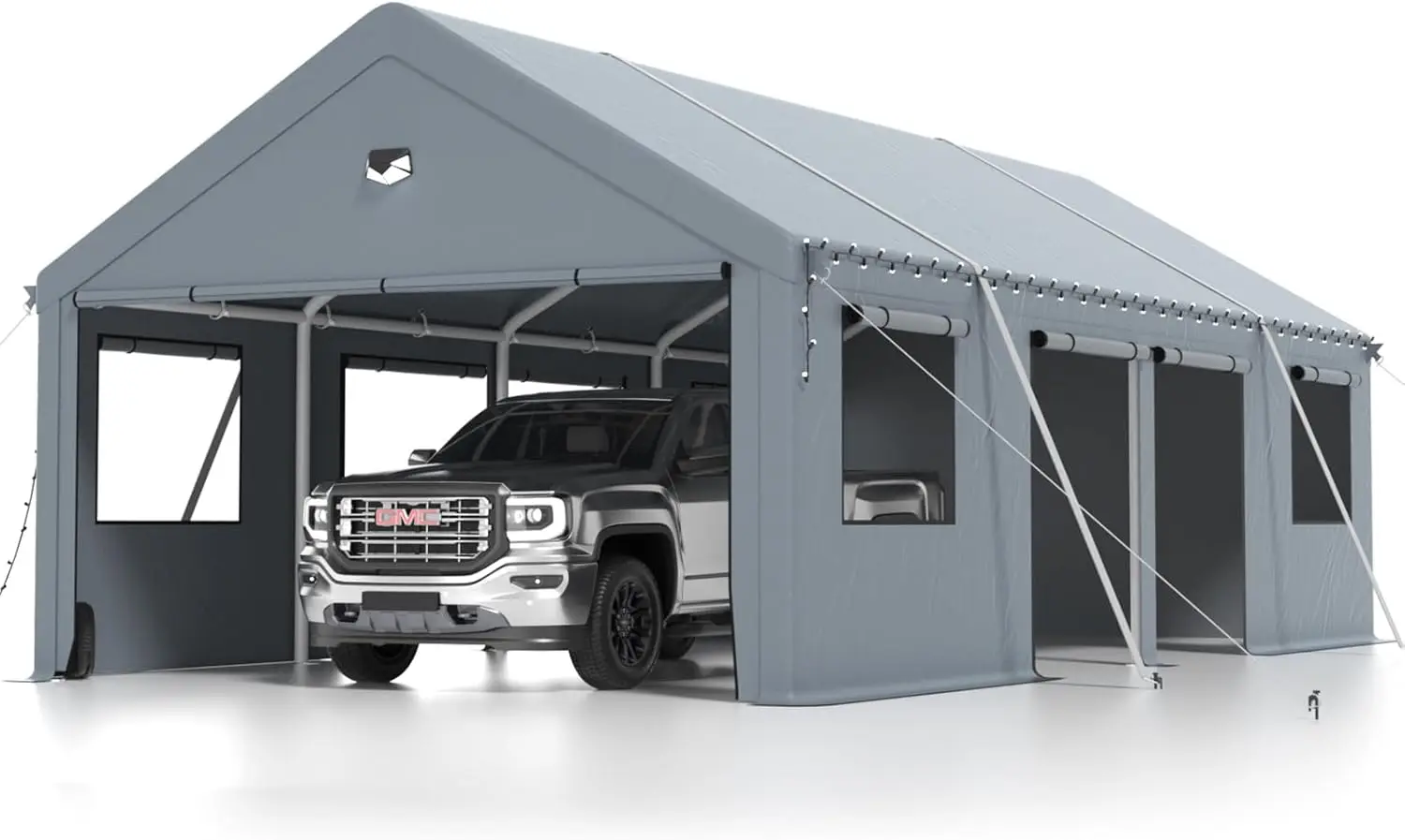 Carports 13X25 Heavy Duty, портативный автомобильный порт для гаража, навес для автомобиля с боковыми дверями, наружное автомобильное укрытие для всех погодов
Carports 13X25 Heavy Duty, портативный автомобильный порт для гаража, навес для автомобиля с боковыми дверями, наружное автомобильное укрытие для всех погодов