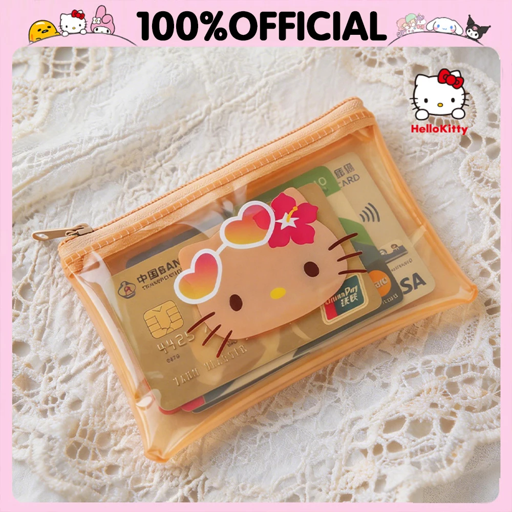 Genuine Sanrio Hello Kitty Storage Bag Wallet Cute Black-skinned Kt Cat Transparent Waterproof Portable Card Pouch Girls Gifts
Genuine Sanrio Hello Kitty Storage Bag Wallet Cute Black-skinned Kt Cat Transparent Waterproof Portable Card Pouch Girls Gifts