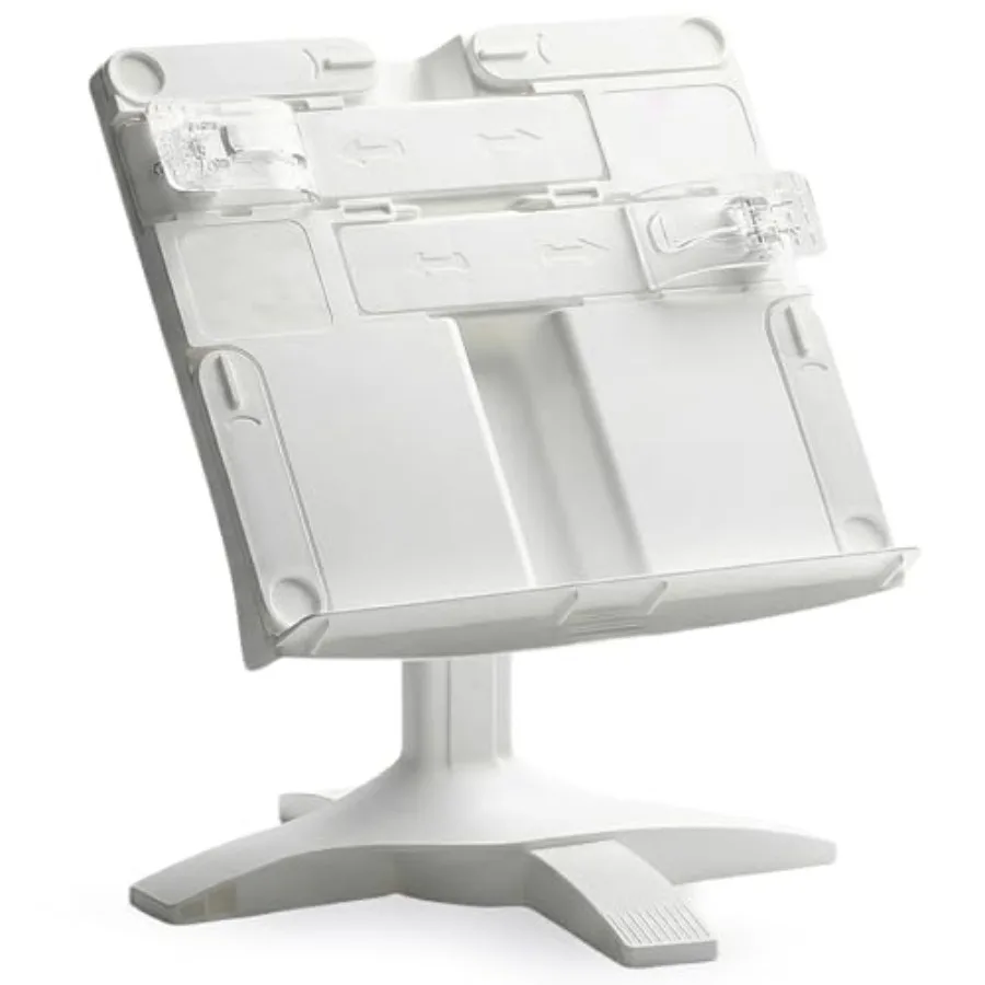 Adjustable Book Stand for Reading with Page Clips, Hands Free Portable Book Holder, with 5 Transparent Sticky Notes and 1 Index
Adjustable Book Stand for Reading with Page Clips, Hands Free Portable Book Holder, with 5 Transparent Sticky Notes and 1 Index