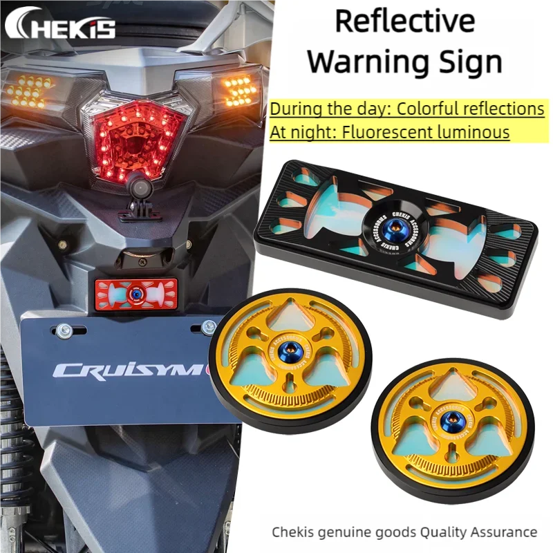 Chekis Is Suitable for Sym Joymax Z300 Cruisym300I Modified Body Reflector Light Reflector Driving Warning Sign
Chekis Is Suitable for Sym Joymax Z300 Cruisym300I Modified Body Reflector Light Reflector Driving Warning Sign