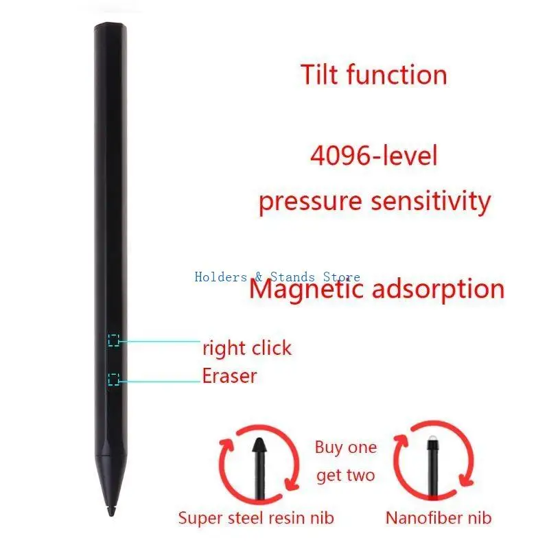 Y4UE Pen for Microsoft Surface 7/6/5/4/3 Tablets Pressure Tilt Sensitivity for Palm Rejection Bluetooth-compatible
Y4UE Pen for Microsoft Surface 7/6/5/4/3 Tablets Pressure Tilt Sensitivity for Palm Rejection Bluetooth-compatible